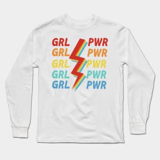 Girl Power Rainbow Long Sleeve T-Shirt